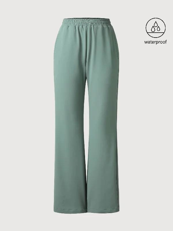 Bottom And Versatile Mid-Rise Waterproof Fleece Lined Pant
