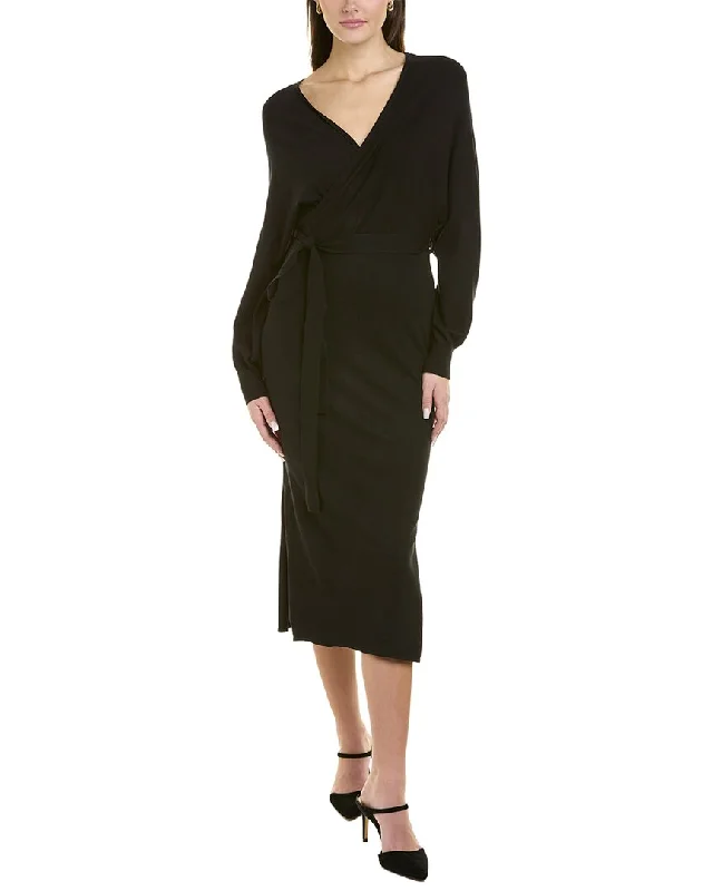 Bottom And Versatile Taylor Surplice Sweaterdress
