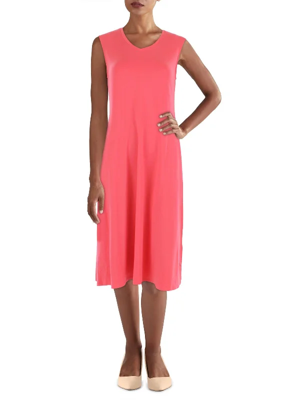 Warm And Comfortable Womens Jersey Calf Tunic Dress