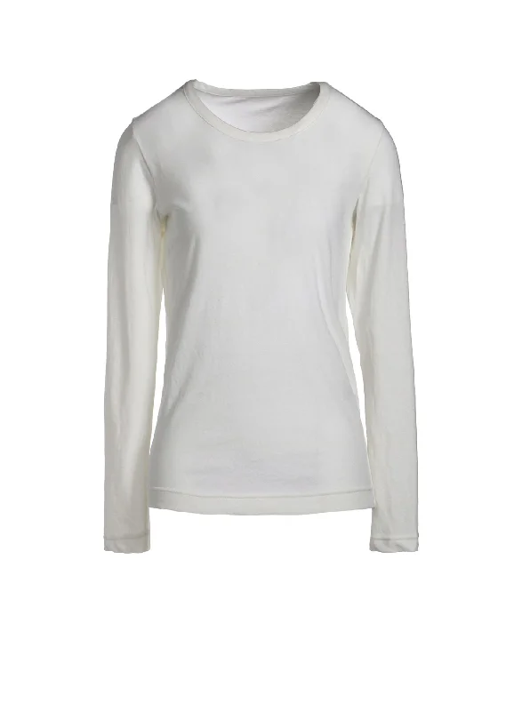 Sexy Fun 40/-HARD TWIST JERSEY ROUND NECK LONG SLEEVE T
