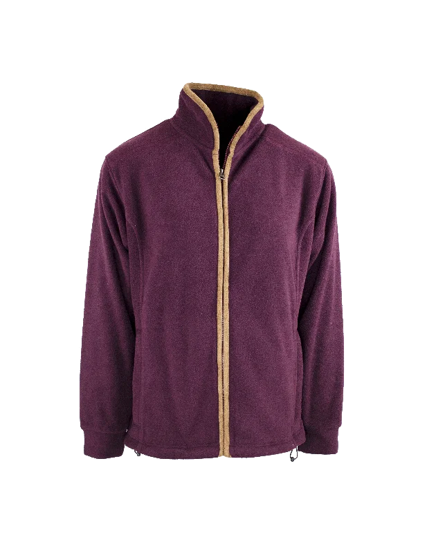 Classic Style LF202 - Ladie's Fleece Jacket - PLUM