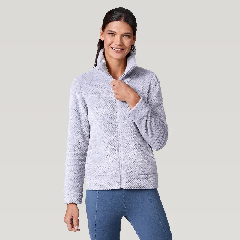 French Retro Women's Mosaic Butter Pile® Jacket