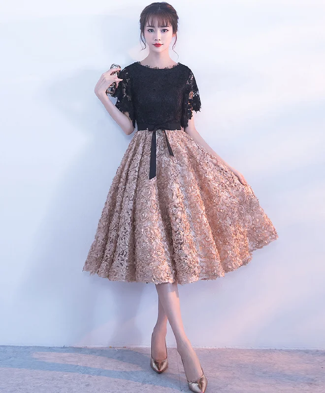 Eye-catching Personality Cute A Line Lace Short Prom Dress, Homecoming Dress