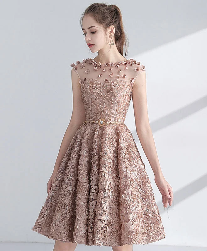 Windbreaker fashion Cute A Line Short Prom Dress, Cute Homecoming Dress