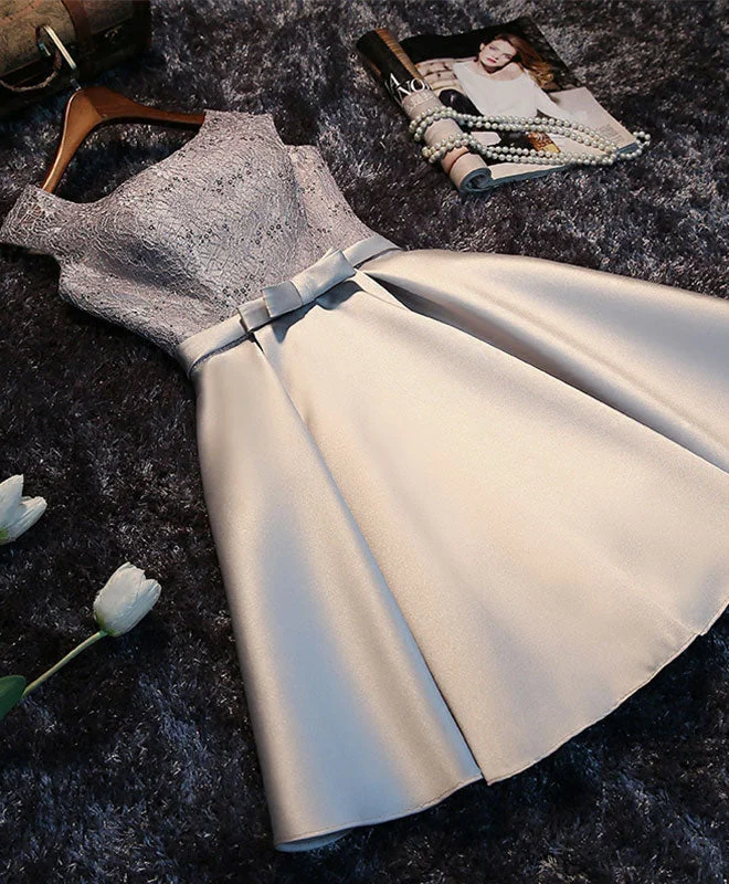 Slim Fit Cute Lace Sequins Short Prom Dress, Homecoming Dress