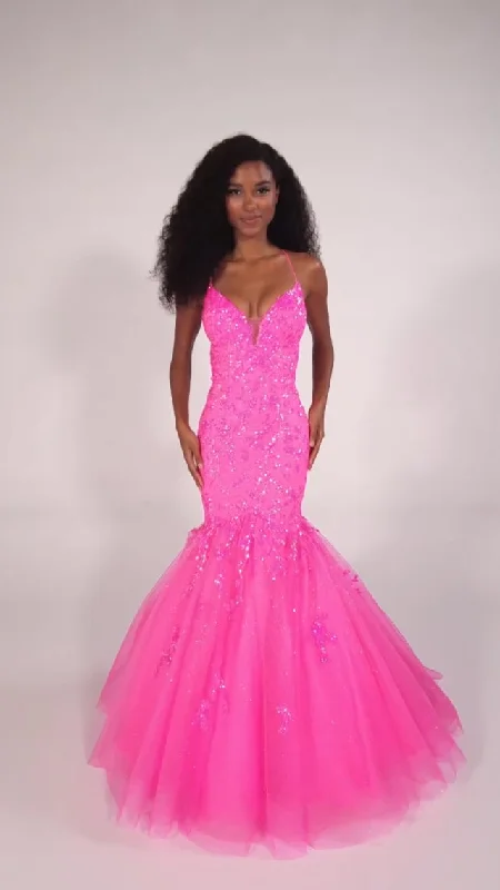 Body Design Ellie Wilde Long Mermaid Prom Dress EW34011