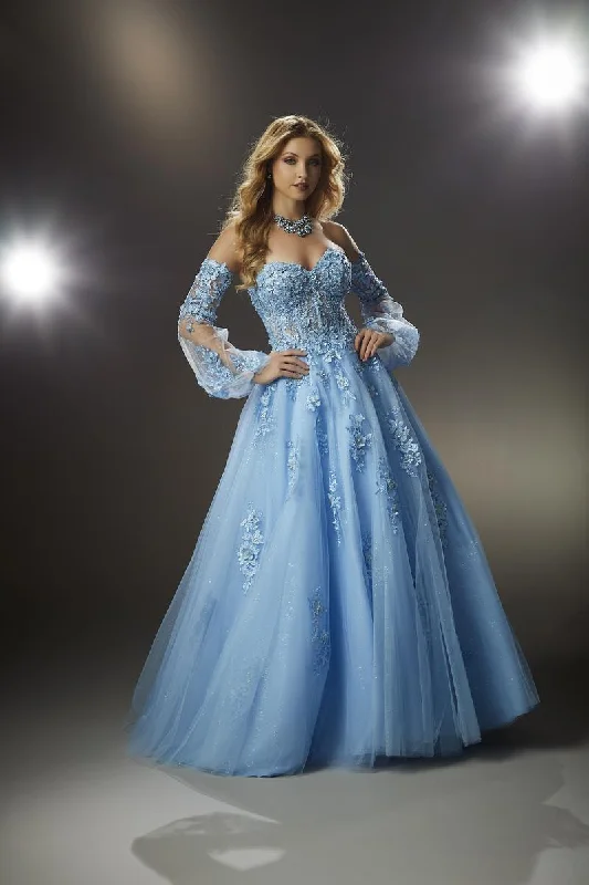 End Of The Year Morilee Glitter Tulle Prom Dress 48053